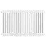 Radiador tradicional de 4 columnas en color blanco, con un diseño elegante y superficie lisa, ideal para calefacción eficiente