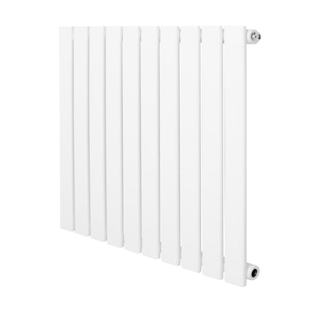 Radiador de columna única en color blanco, con diseño moderno y líneas rectas, ideal para calefacción eficiente en espacios reducidos