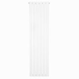 Radiador de columna única blanco de 1600 mm x 420 mm, con un diseño vertical y acabado liso que aporta elegancia y calidez a cualquier espacio