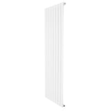 Radiador de columna única blanco de 1600 mm x 560 mm, con diseño vertical y acabado liso, ideal para calefacción eficiente