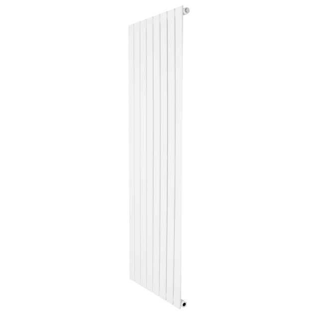 Radiador de columna única blanco de 1600 mm x 560 mm, con diseño vertical y acabado liso, ideal para calefacción eficiente