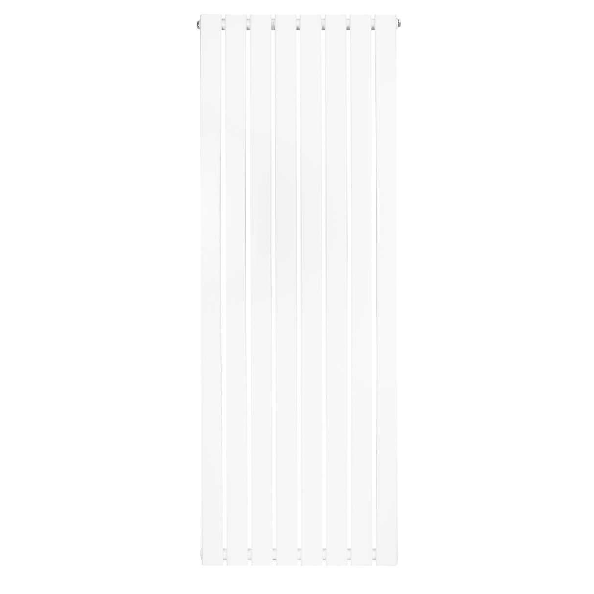 Radiador de columna única blanco de 1600 mm x 560 mm, con diseño vertical y acabado liso, ideal para calefacción eficiente
