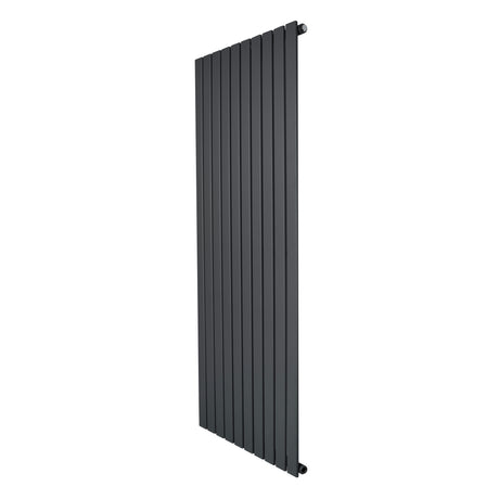 Radiador de columna única en gris antracita, 1600 mm x 700 mm, con diseño vertical y acabado liso, ideal para espacios modernos