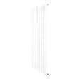 Radiador de columna única blanco, 1600 mm x 700 mm, con diseño moderno y acabado liso, ideal para espacios contemporáneos