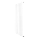 Radiador de columna única blanco, 1600 mm x 700 mm, con diseño moderno y acabado liso, ideal para espacios contemporáneos