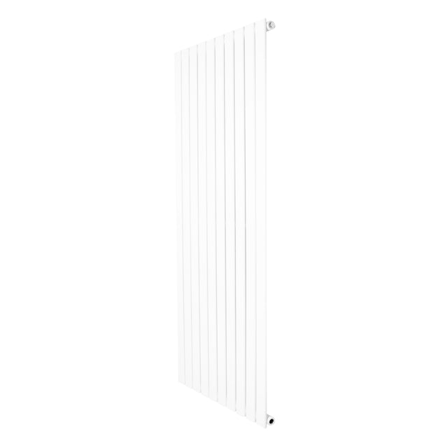 Radiador de columna única blanco, 1600 mm x 700 mm, con diseño moderno y acabado liso, ideal para espacios contemporáneos