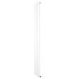 Radiador de columna única blanco de 1800 mm x 280 mm, diseño moderno y elegante, superficie lisa y acabado brillante