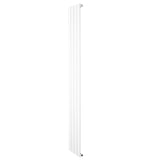 Radiador de columna única blanco de 1800 mm x 280 mm, diseño moderno y elegante, superficie lisa y acabado brillante