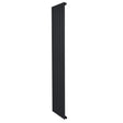 Radiador de columna única negro, 1800 mm x 420 mm, con un diseño elegante y moderno, ideal para espacios contemporáneos