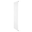 Radiador de columna única de 1800 mm x 560 mm en color blanco, con un diseño vertical y acabado liso y moderno, ideal para espacios reducidos