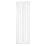 Radiador de columna única blanco de 1800 mm x 560 mm, con diseño vertical y acabado liso, ideal para calefacción eficiente