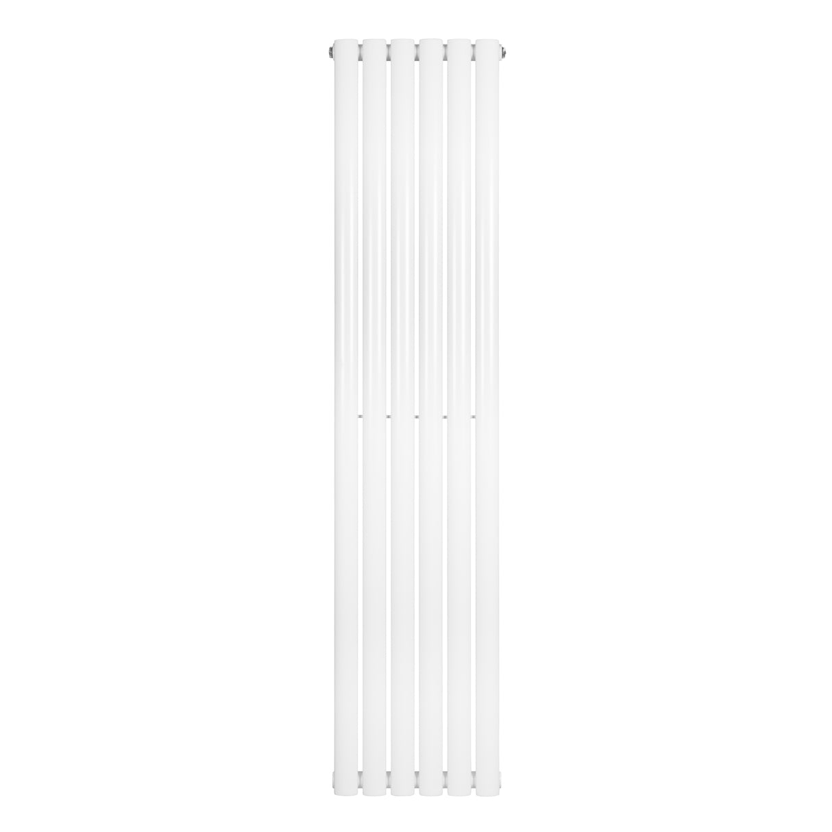 Radiador de columna ovalado blanco de 1600 mm x 360 mm, con un diseño elegante y acabado liso que complementa cualquier espacio