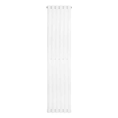 Radiador de columna ovalado blanco de 1600 mm x 360 mm, con un diseño elegante y acabado liso que complementa cualquier espacio