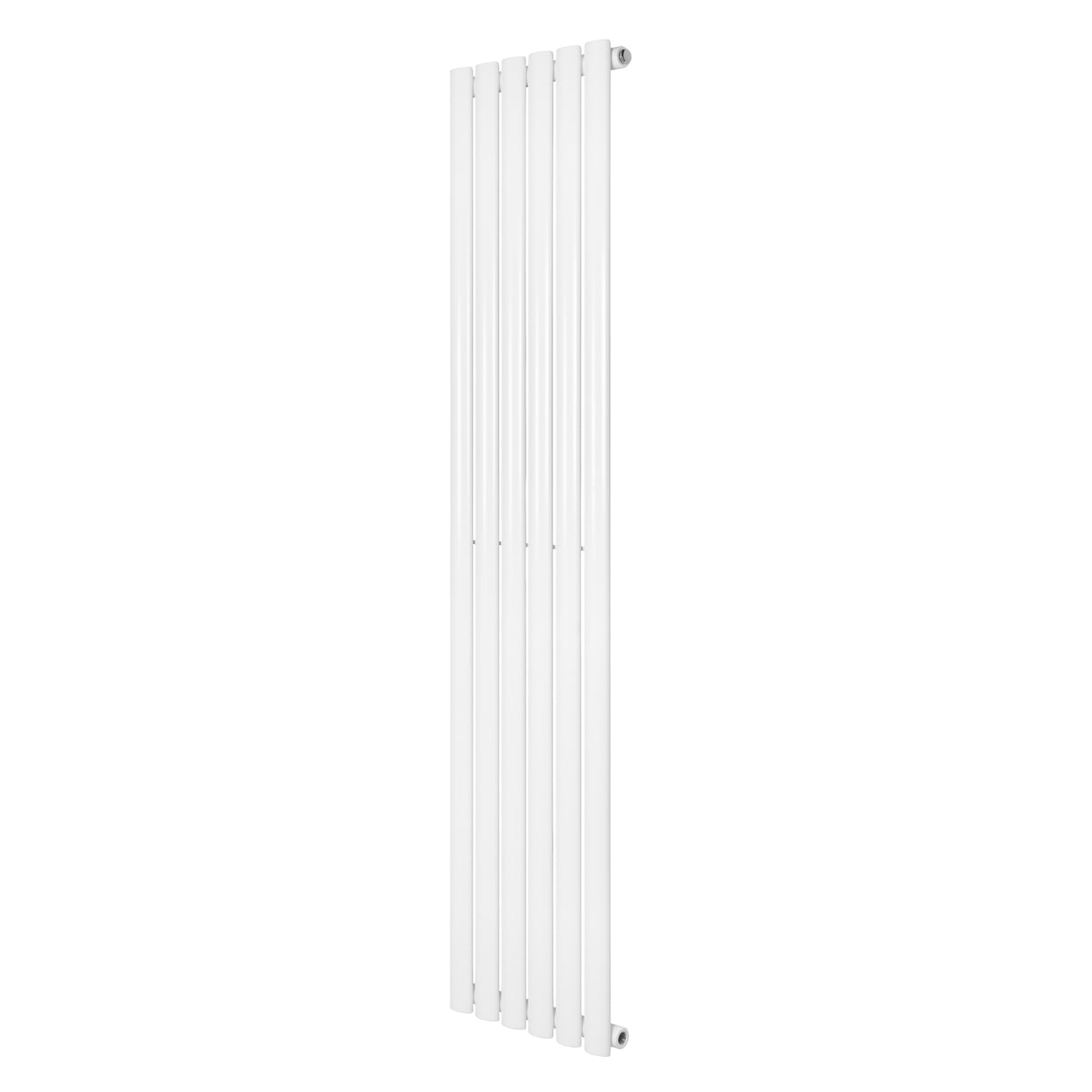 Radiador de columna ovalado blanco de 1600 mm x 360 mm, con un diseño elegante y superficie lisa que complementa cualquier espacio