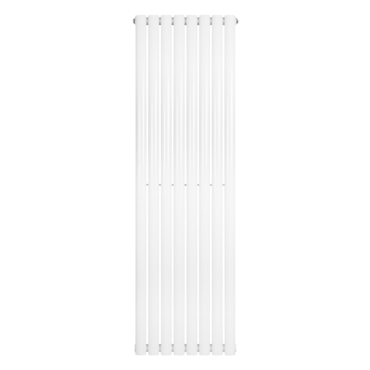 Radiador de columna ovalado blanco de 1600 mm x 480 mm, con un diseño elegante y moderno, ideal para cualquier espacio interior