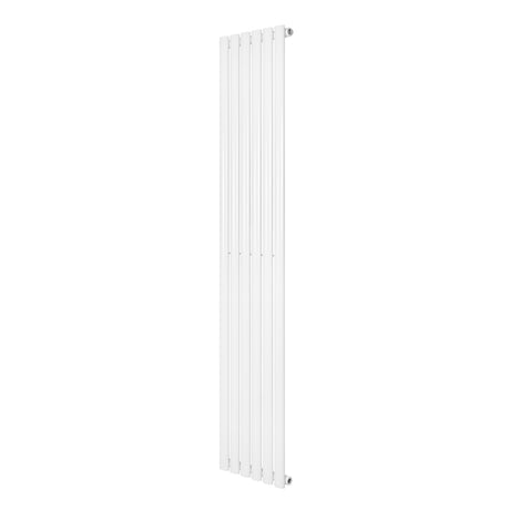 Radiador de columna ovalado blanco de 1800 mm x 360 mm, con un diseño elegante y superficie lisa que complementa cualquier espacio