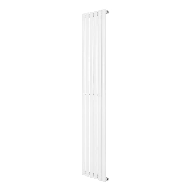 Radiador de columna ovalado blanco de 1800 mm x 360 mm, con un diseño elegante y superficie lisa que complementa cualquier espacio