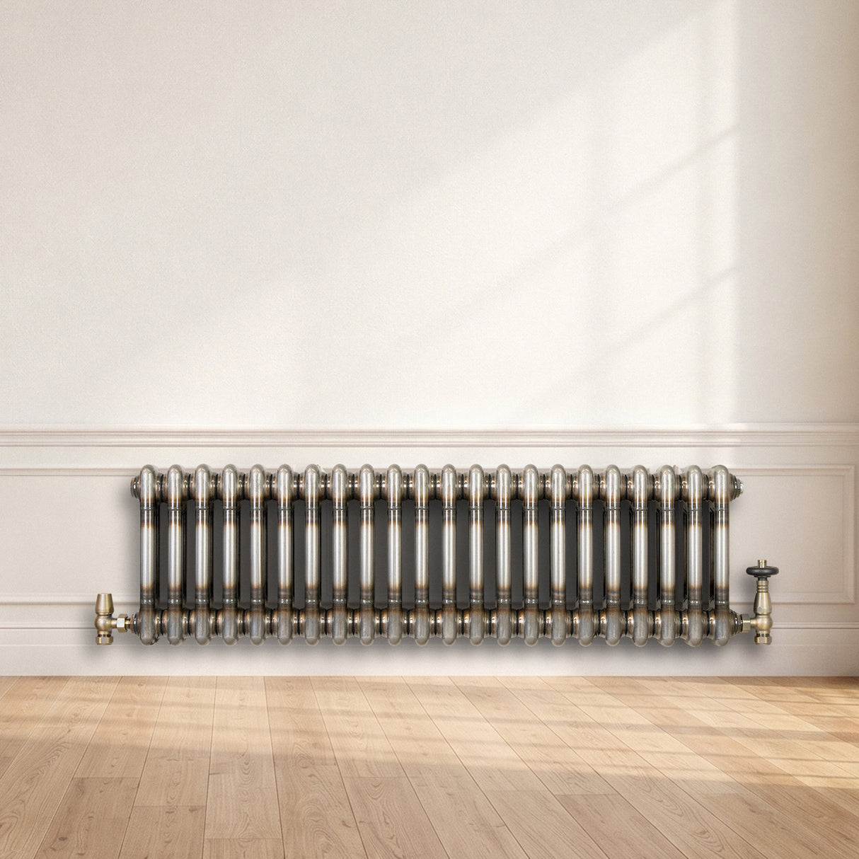Radiador Tradicional de 2 Columnas - 300 x 1010mm - Metal Crudo
