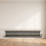 Radiador Tradicional de 2 Columnas - 300 x 1460mm - Metal Crudo