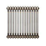 Radiador Tradicional de 2 Columnas - 600 x 605mm - Metal Crudo