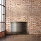 Radiador Tradicional de 2 Columnas - 600 x 830mm - Metal Crudo