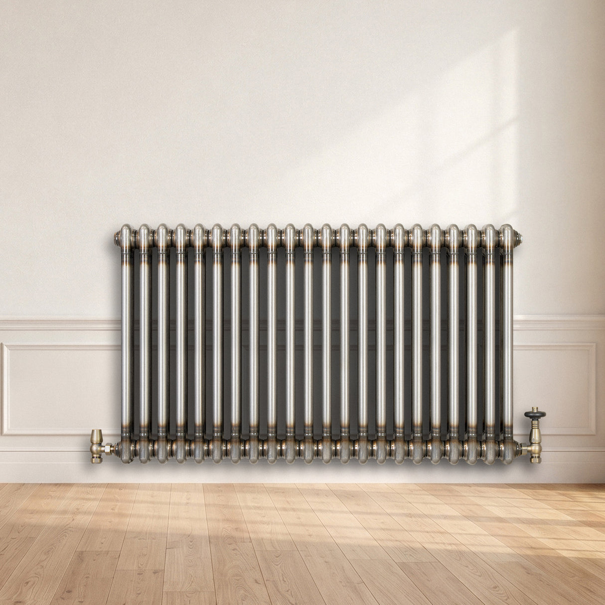Radiador Tradicional de 2 Columnas - 600 x 1010mm - Metal Crudo