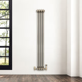 Radiador Tradicional de 2 Columnas - 1500 x 200mm - Metal Crudo