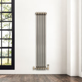 Radiador Tradicional de 2 Columnas - 1500 x 290mm - Metal Crudo