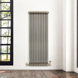 Radiador Tradicional de 2 Columnas - 1500 x 560mm - Metal Crudo