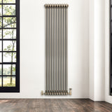 Radiador Tradicional de 2 Columnas - 1800 x 470mm - Metal Crudo