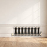 Radiador Tradicional de 3 Columnas - 300 x 650mm - Metal Crudo