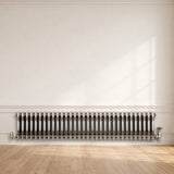 Radiador Tradicional de 3 Columnas - 300 x 1460mm - Metal Crudo