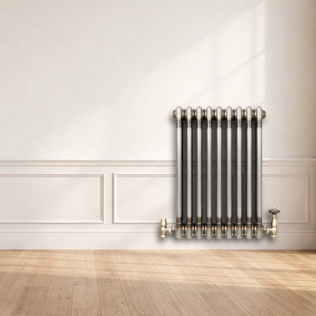 Radiador Tradicional de 3 Columnas - 600 x 425mm - Metal Crudo