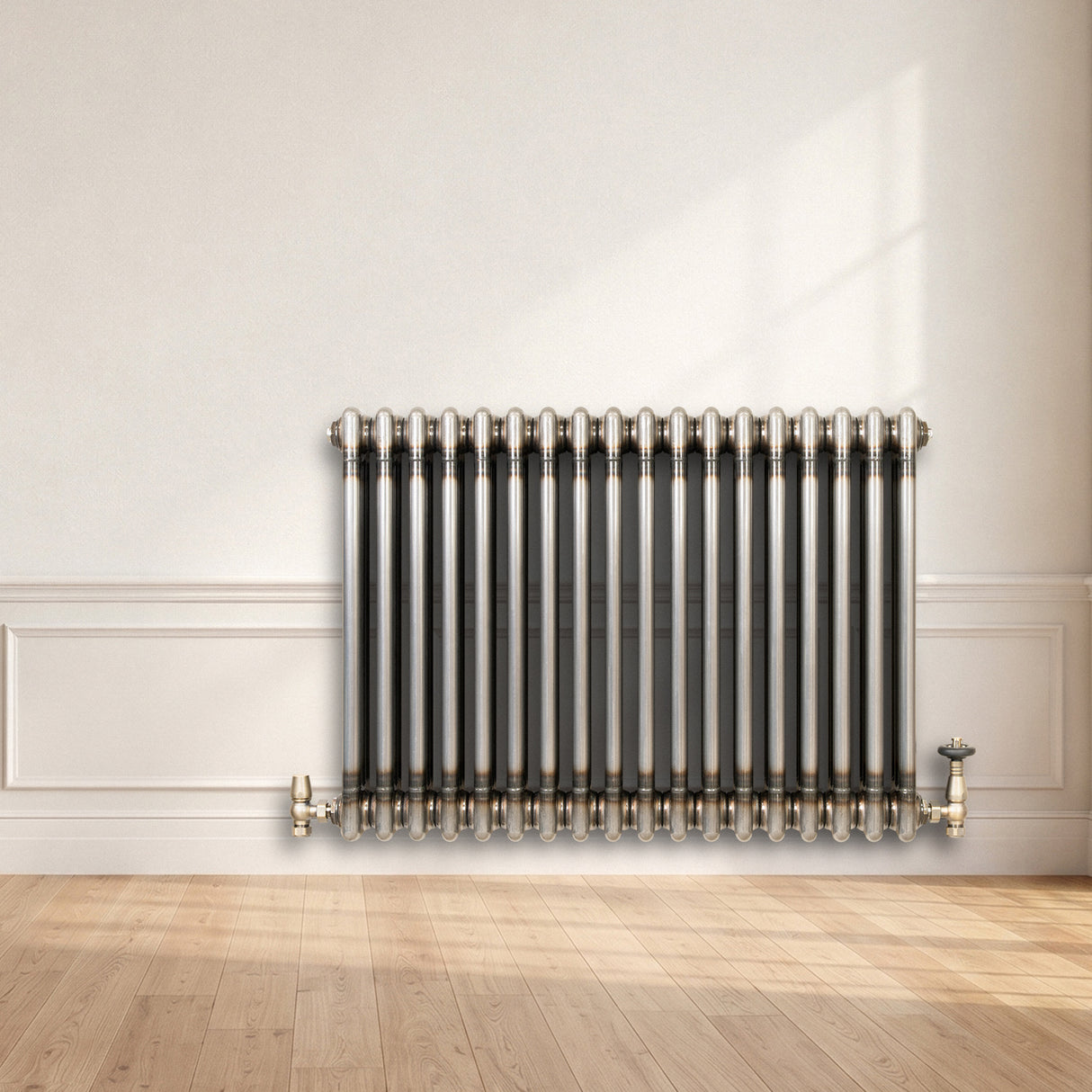 Radiador Tradicional de 3 Columnas - 600 x 830mm - Metal Crudo
