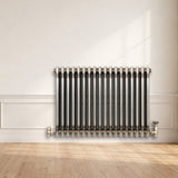 Radiador Tradicional de 3 Columnas - 600 x 830mm - Metal Crudo