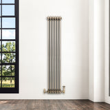 Radiador Tradicional de 3 Columnas - 1500 x 290mm - Metal Crudo