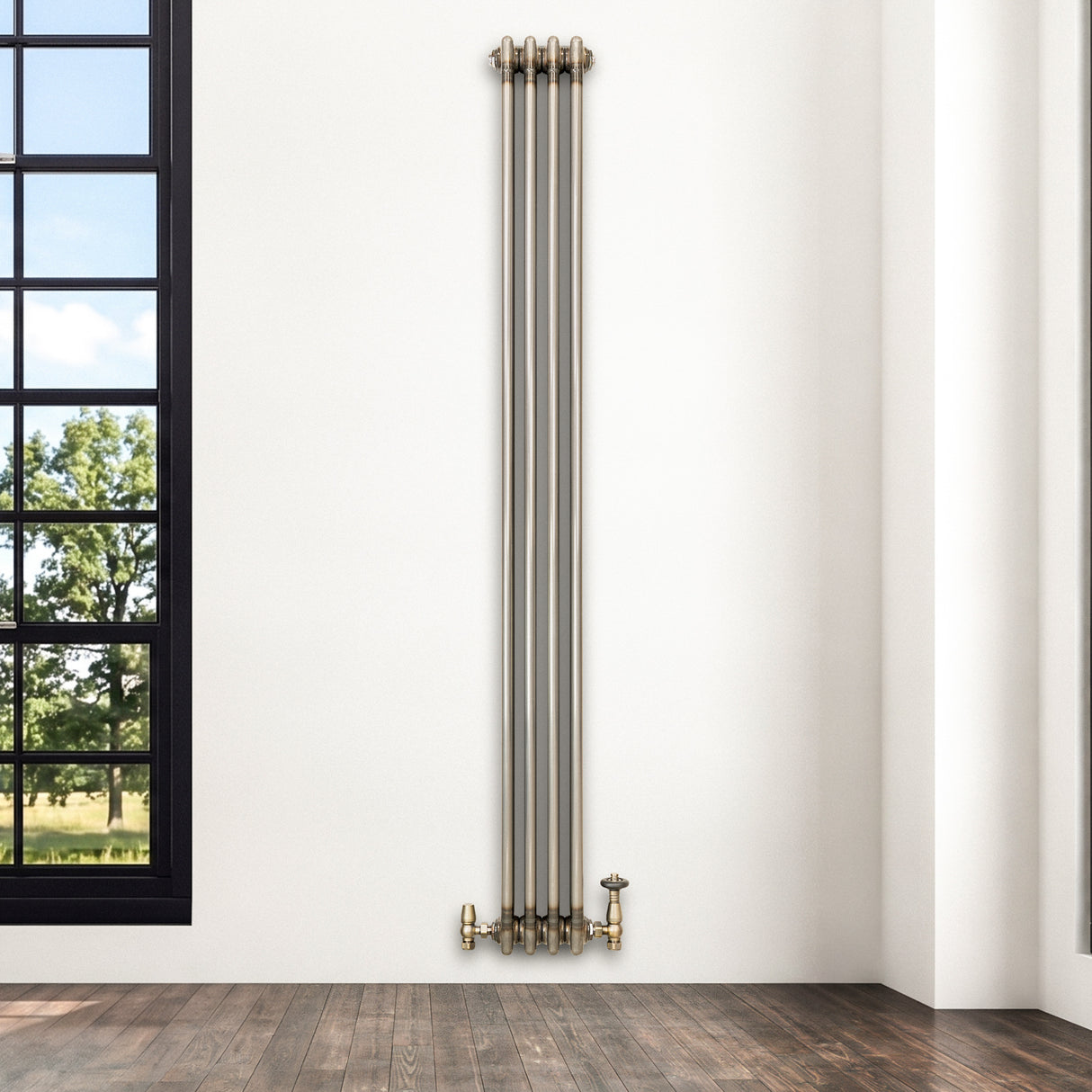 Radiador Tradicional de 3 Columnas - 1800 x 200mm - Metal Crudo