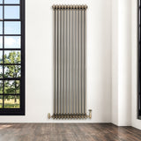 Radiador Tradicional de 3 Columnas - 1800 x 560mm - Metal Crudo