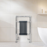 Radiador Toallero Tradicional – 950mm x 570mm – Gris Antracita