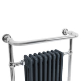 Radiador Toallero Tradicional – 950mm x 660mm – Gris Antracita