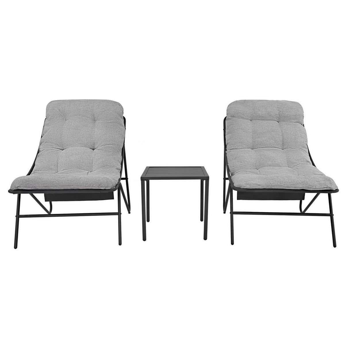 Conjunto de Jardín de 3 Piezas – Gris