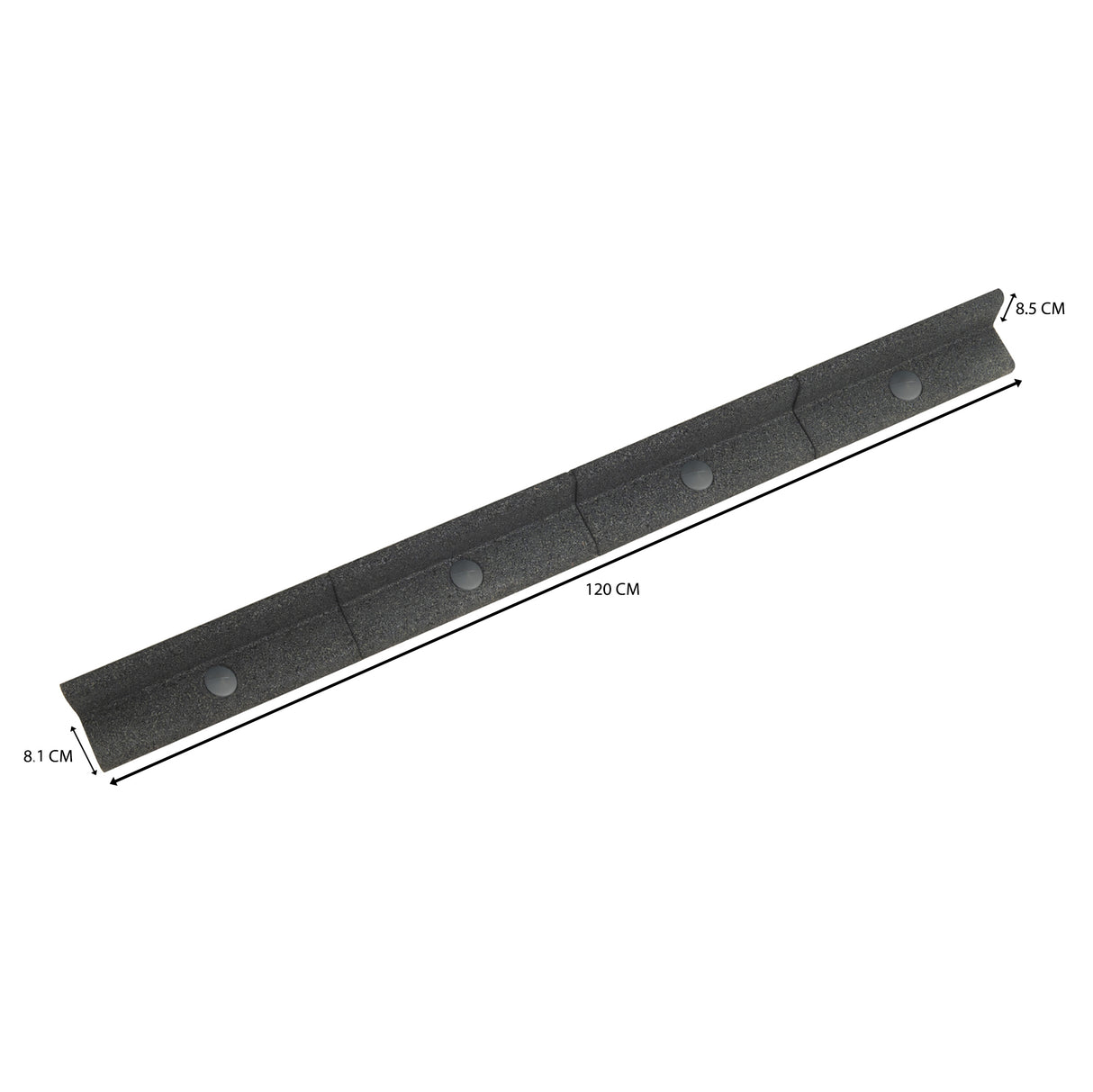 Bordura Flexible para Jardín 4 x 1.2 m – Gris