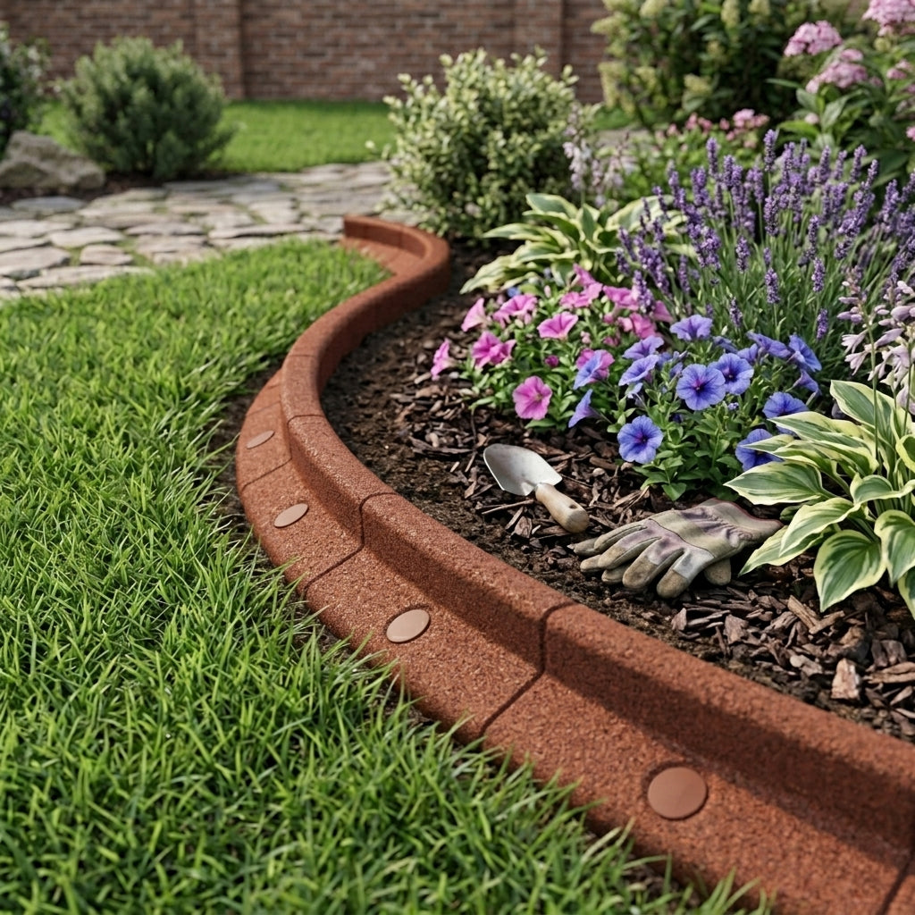 Bordura Flexible para Jardín 6 x 1.2 m – Terracota