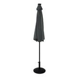 Parasol LED Inclinable 2,7 m con Base – Gris