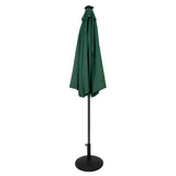 Parasol LED Inclinable 2,7 m con Base – Verde