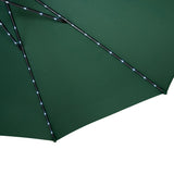 Parasol LED Inclinable 2,7 m con Base – Verde