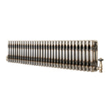 Radiador Tradicional de 3 Columnas y Válvulas - 300 x 1460mm - Metal Crudo