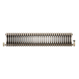 Radiador Tradicional de 3 Columnas y Válvulas - 300 x 1460mm - Metal Crudo