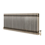 Radiador Tradicional de 3 Columnas y Válvulas - 600 x 1460mm - Metal Crudo