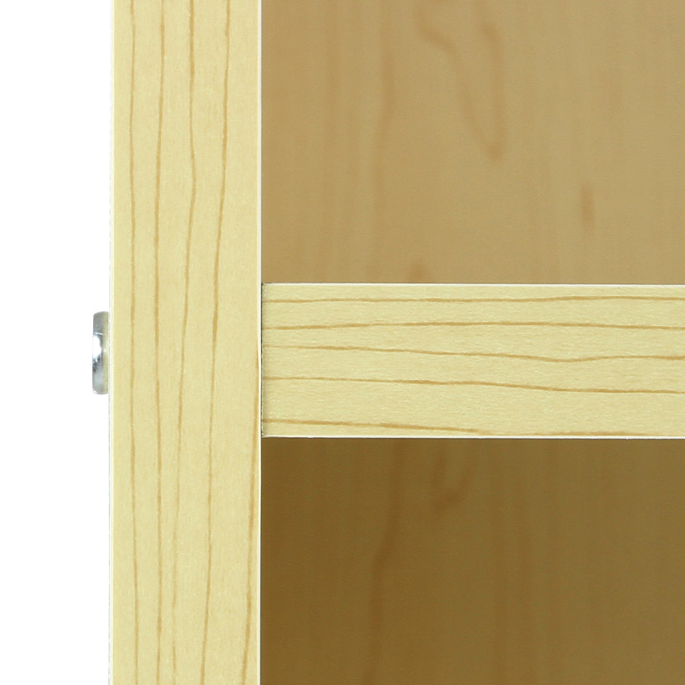 Conjunto de mostrador y expositor para tienda Nova Maple